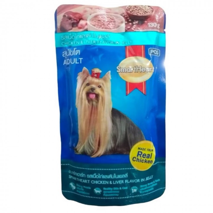 SMARTHEART DOG POUCH 130G